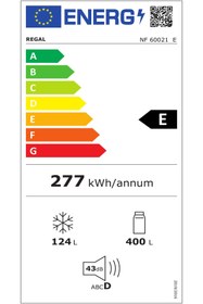 Resim Regal NF 60021 E 523 Lt No-Frost Buzdolabı 