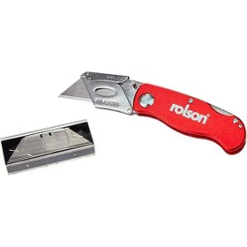 Resim AyrStore 62845 Folding Lock-Back Knife, Red, Grey 