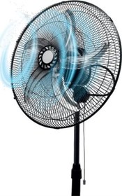 Resim Cvs DN 91022 18'' Venüs Sanayi Tipi 85W 4 Salınımlı Vantilatör 