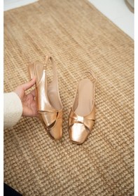 Resim Goldie Düz Casual Kadın Babet Rose 