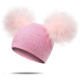 Resim Kız Çocukları için Yumuşak Pembe ve Pastel Renklerde, Nefes Alabilen Soğuk Hava Bere - Günlük Kullanım, Partiler, Yılbaşı İçin Rahat Çocuk Bere, Parti Aksesuarı, Eğlenceli Tasarım, Konforlu Uyum, Başlık, Moda, Kız Çocukları için Kış Bere, Kız Çocukları için Bere 