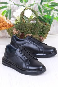 Resim Mehmet Mete 42466 Rahat Hakiki Deri Sneaker Erkek Ayakkabı 