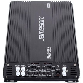 Resim JAMESON 5 Kanal 130W X 4CH+350W RMS Bass Kontrollü Oto Amfi USA-5000.5 