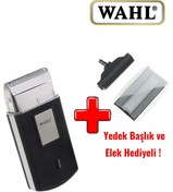 Resim Wahl 3615-1016 Seyahat Tipi Tıraş Makinası + Yedek Başlık ve Elek 