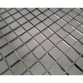 Resim MozaiKristaL Mutfak Tezgah Arası Ve Iç Dekorasyon Için 23x23x4 Mm Füme Gerçek Ayna Mozaik (1 KOLİ=1 M2 FİYATIDIR) 