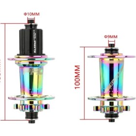 Resim Hassns Pro7 Ön Arka Göbek Seti 32 Delik Rainbow 