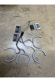 Resim Apexi BMW 3 SERİSİE36 E46 E90 E92 E93 F DİZAYN 16 RENK KUMANDALI RGB ANGEL TAKIMI 