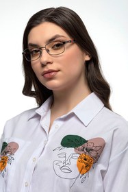 Resim GHIA Rock Gümüş Metal Çerçeveli Mavi Işık Koruyucu Ekran Gözlüğü 