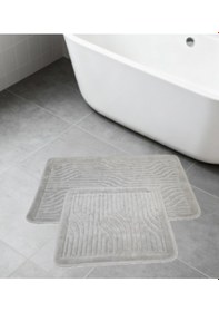 Resim Banyo Paspası 2'li Set Lotus Vizon Çok Renkli 