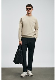 Resim Lufian Erkek Daren Smart Slim Fit Chino Pantolon 112190340 Siyah Siyah 
