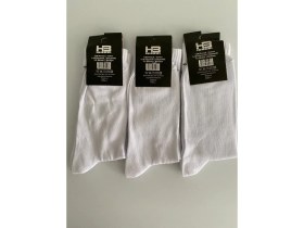 Resim HB Socks Kız Kulesi Desenli Beyaz Uzun Çorap 3 Lü Paket 