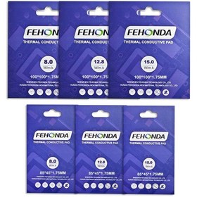 Resim Fehonda Termal Pad 85x45 Mm Gerçek 8 Watt 85x45x1.75 Mm 