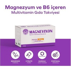 Resim Negans Magnevixon Magnezyum 250 mg Vitamin B6 10 mg 30 Şase 