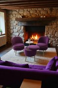 Resim Zinnet Design Bella Oturma Takımı–İkili Koltuk, İki Adet Berjer ve Bir Adet Sandıklı Puf, Ofis & Salon Kullanımı 