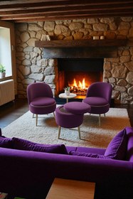 Resim Zinnet Design Bella Oturma Takımı–İkili Koltuk, İki Adet Berjer ve Bir Adet Sandıklı Puf, Ofis & Salon Kullanımı 