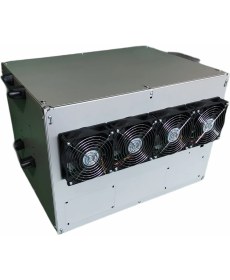 Resim RigBu Kapalı Mining Rig Kasası SK53 Fanlı Hız Ayarlı gri 