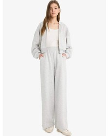 Resim Defacto Wide Leg Geniş Bol Paça Eşofman Altı B3345ax25wngr210 Gri-gr210 