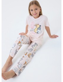 Resim Rolypoly Kız Çocuk Pembe Pijama Takım Rp3774-c-v2 Pembe 