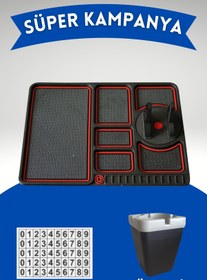 Resim KEMBOSS Araç Içi Kaydırmaz Ped Organizer 