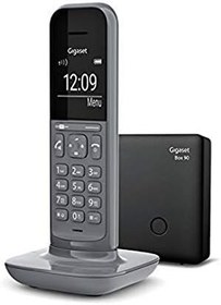 Resim Gigaset CL390 Modern Tasarım Kablosuz Telefon, Büyük Arkadan Aydınlatmalı Ekranlı, Eller Serbest Fonksiyonlu ve Çağrı Engelleme - Kömür Grisi 