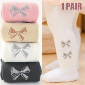 Resim 1 Çift Yumuşak ve Esnek Genç Kızlar için Dantelli Örgü Tayt - Hafif Bejli, Rahat, Tatlı Stil Gençler ve Gençler İçin, Dış Mekan Oyunları İçin Mükemmel, Gençler Tayt, Rahat Gençler Giyimi, Sevimli Gençler Modası, Cilt Dostu Malzeme 