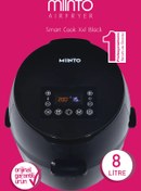 Resim MIINTO Aırfryer 8lt | Smart Cook Xxl Black 