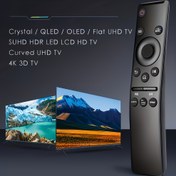 Resim Evrensel Uzaktan Kumanda Samsung TV'ler için, Kızılötesi, Pille Çalışır, LED, QLED, UHD, SUHD, HDR, LCD, Eğri, Güneş Enerjili, HDTV, 4K, 8K, 3D, Akıllı TV'lerle Uyumlu - Piller Dahil Değil 