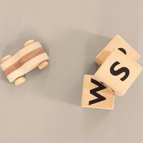 Resim Deri Silinebilir Bej Oyun Halısı 