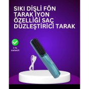 Resim Iyon Teknolojili Çok Renkli Düzleştirici Tarak, Hızlı 20 Saniyede Isınır 
