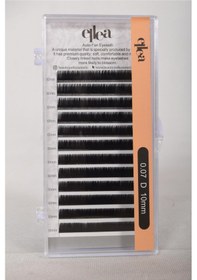 Resim Ellea L Kıvrım 0.15 Kalınlık Koyu Kahve İpek Kirpik 8-9-10-11-12 Mm Uzunluk Mix Kutu 