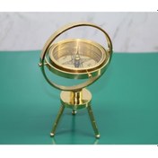 Resim Pirinç Masa Üstü Pusula Model 2 