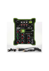 Resim Midex Mdx-100 Stüdyo Kayıt İçin Ses Kartlı Mixer +48v Phantom Power İle Stüdyo Mikser 