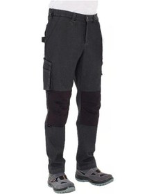 Resim Şensel Kot İş Pantolonu Gri-Siyah -54E6537- Esnek Likralı Gri - Siyah 