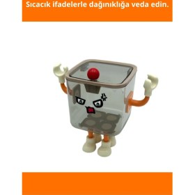 Resim Letsii Sevimli Tasarım Çok Amaçlı Saklama Kutusu Eğlenceli Yüz Ifadeleri ile 