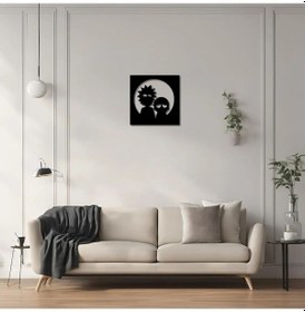 Resim Metal Dekor Rıck And Morty Metal Duvar Tablosu Pop Art 