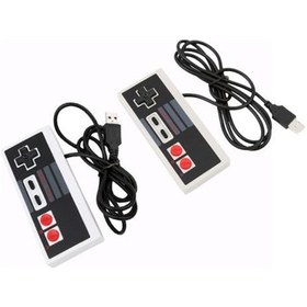 Resim Samdoo Nes Klasiği Usb Oyun Kolu, 2 Adet Beyaz, Plug & Play, Hassas Tuşlar, Çoklu Platform Desteği Pc, Mac, Linux, Raspberry Pi 