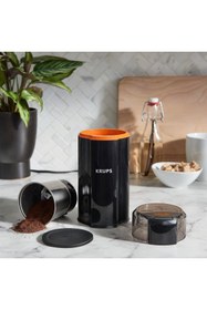 Resim Krups GX3328 Silent Vortex Elektrikli Kahve ve Baharat Öğütücü 3'ü 1 Arada, Sessiz, Çıkarılabilir Kap 