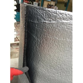 Resim Alüminyum Folyolu Kauçuk Gri Yalıtım Süngeri 100*150 