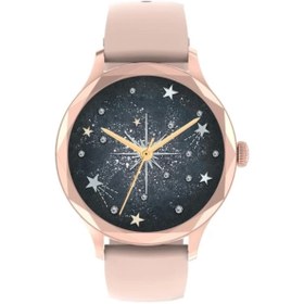 Resim FERRO Silikon Pembe Kordon Kadın Akıllı Saat Fsw1118d-c 