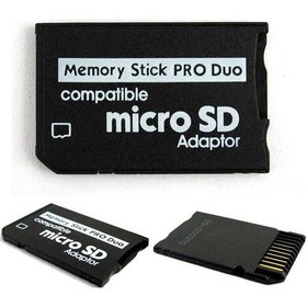 Resim Mikro Sd Memory Stick Pro Duo Adaptörü 