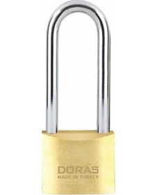 Resim Sarı Uzun Kanca Döküm Asma Kilit 50mm 