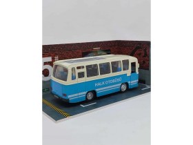 Resim Scowetto 1/27 Ölçek Nostalji Halk Otobüsü Sesli ve Işıklı (Mavi) 
