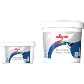Resim Dyo Teknotex Dolgulu Dış Cephe Astarı 2,5 Litre Beyaz 