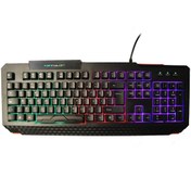Resim Konfulon V2 ile Uyumlu Rgb Işıklı Gaming Oyuncu Türkçe Q Klavye 