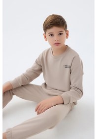 Resim Rolypoly Erkek Çocuk Krem Eşofman Takımı Rp3503-c-v4 Krem 