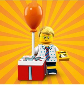 Resim LEGO Minifigures 71021 Series 18: 16.Birthday Party Boy 