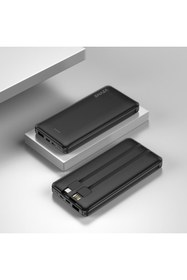 Resim SHAZA 10.000 Mah 4in1 Smart Chip Powerbank Siyah 