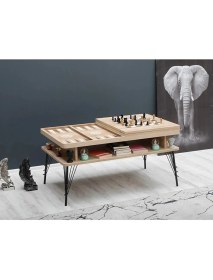 Resim Midleo Tavla ve Satranç Orta Sehpa Açılıp Kapanabilir 