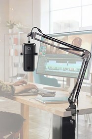Resim ThenTech Dirsekten Ayarlanabilir Yakınlık Uzaklık Ayarı Yapılabilen Masa Sabitleyicili Mikrofon Standı 