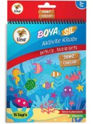 Resim Lino Boya Ve Sil Aktivite Boyama Kitabı - Deniz Canlıları Bs-1002 